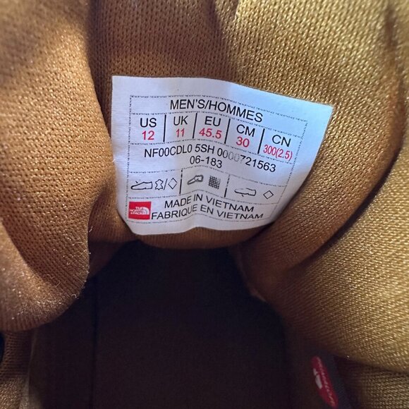 The North Face Back-To-Berkeley Leather Hiking Boot Men's 12 Gorpcore / Outdoors - Picture 5 of 7